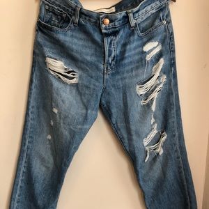 GAP Pants - Ripped Boyfriend Jeans GAP Pants - Ripped Boyfriend Jeans